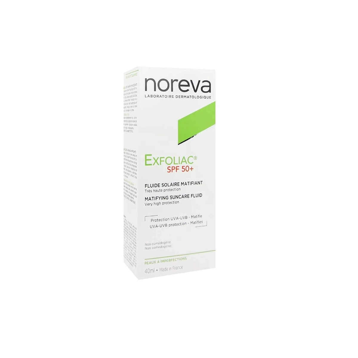 Noreva Exfoliac Matifying Suncare Fluid SPF 50 – 40ml