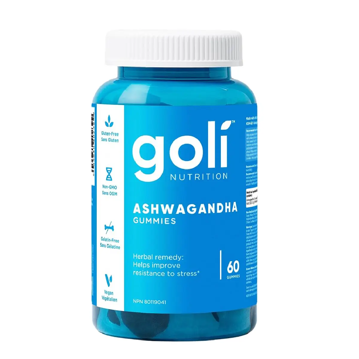 [628176357409] Goli Nutrition Ashwagandha Gummies 60 Count