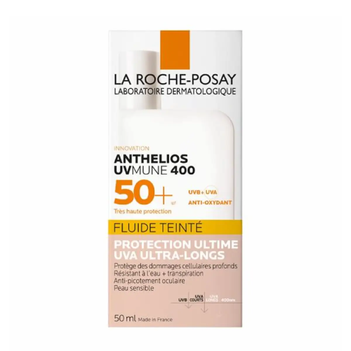 [3337875787641] La Roche-Posay Anthelios UVmune 400 Fluide Teinté SPF 50+ 50ml