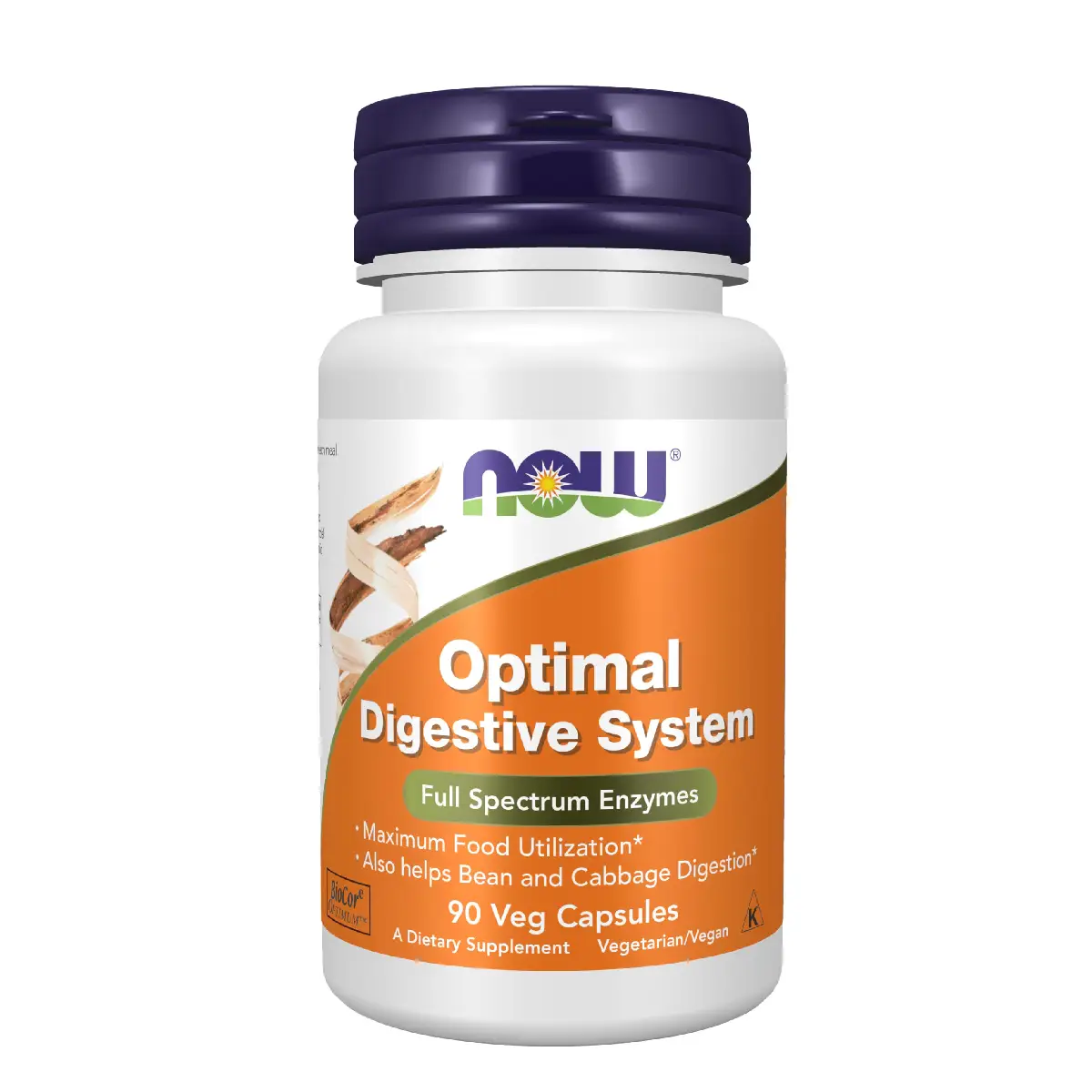 [733739029584] Now Optimal Digestive System Full Spectrum Enzymes – 90 Veg Capsules
