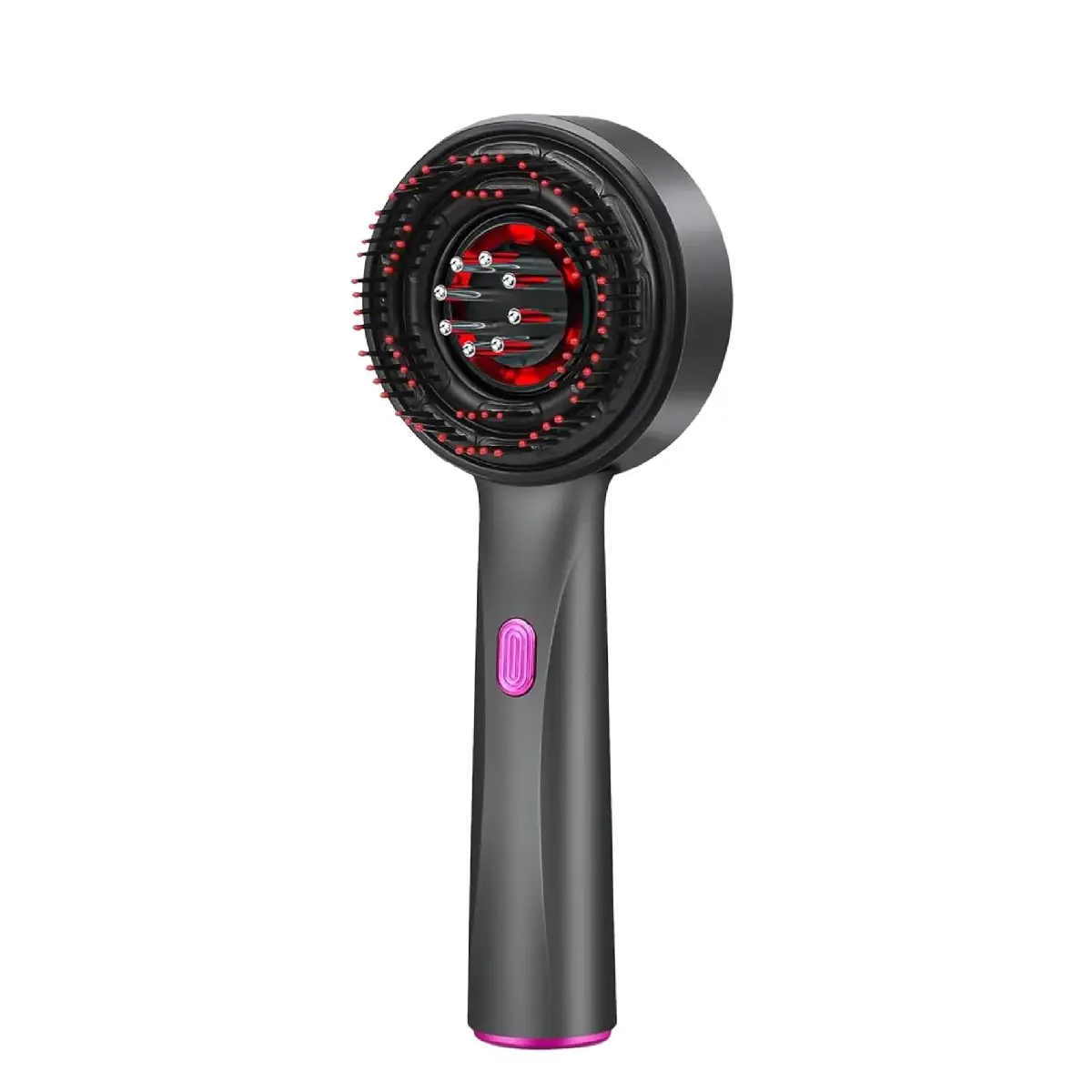 [6933336669181] Scalp Massage Comb Black