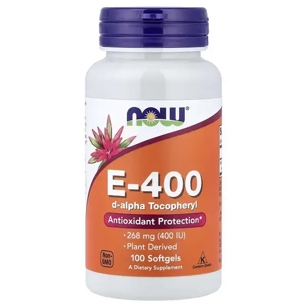[733739008374] Now E-400 d-Alpha Tocopheryl 100 Softgels