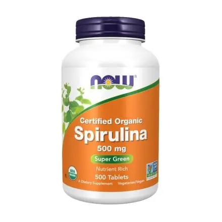 [733739026965] Now Spirulina 500mg Super Green Nutrient Rich 100 Tablets