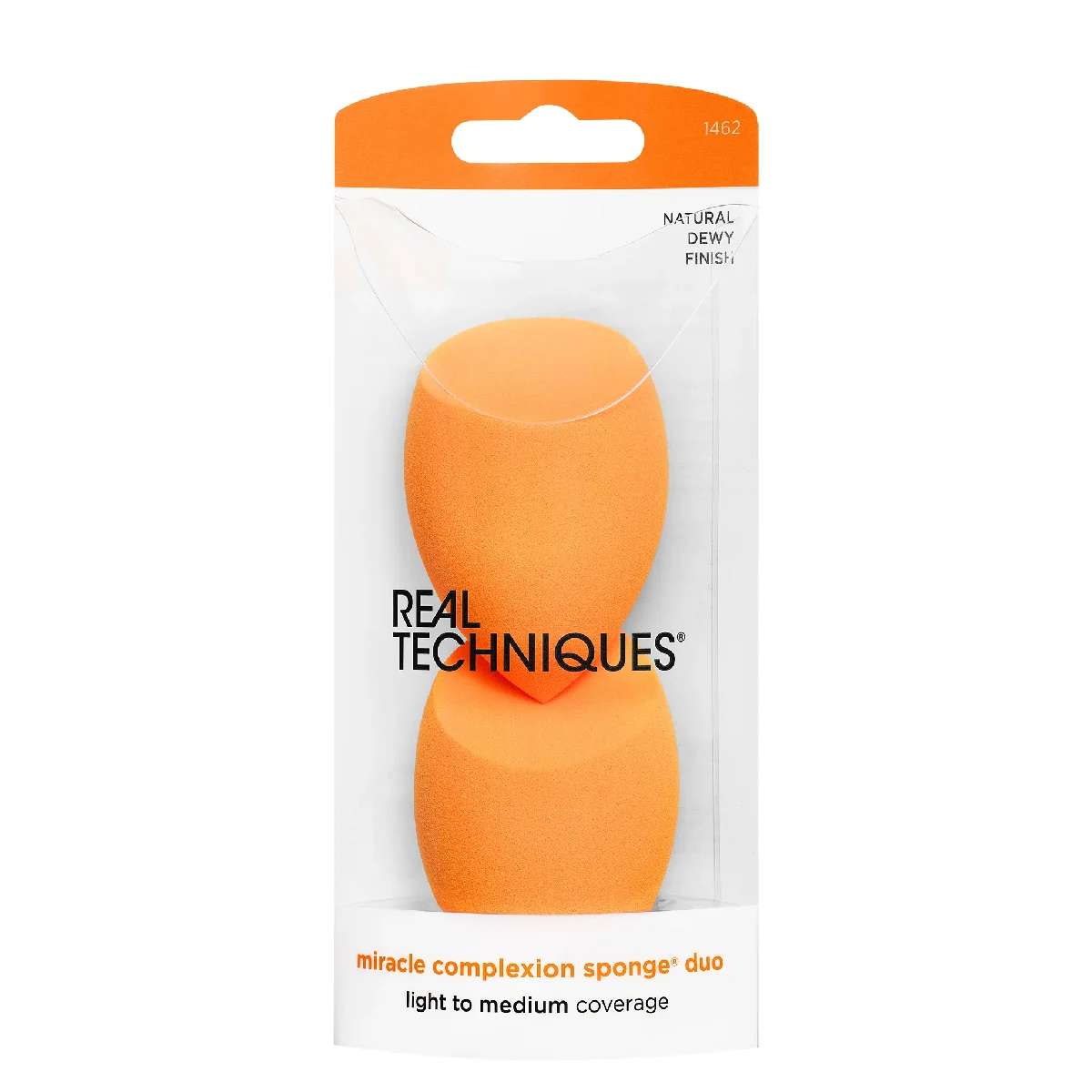 [079625014624] Real Techniques Miracle Complexion Sponge Duo for Light to Medium Coverage