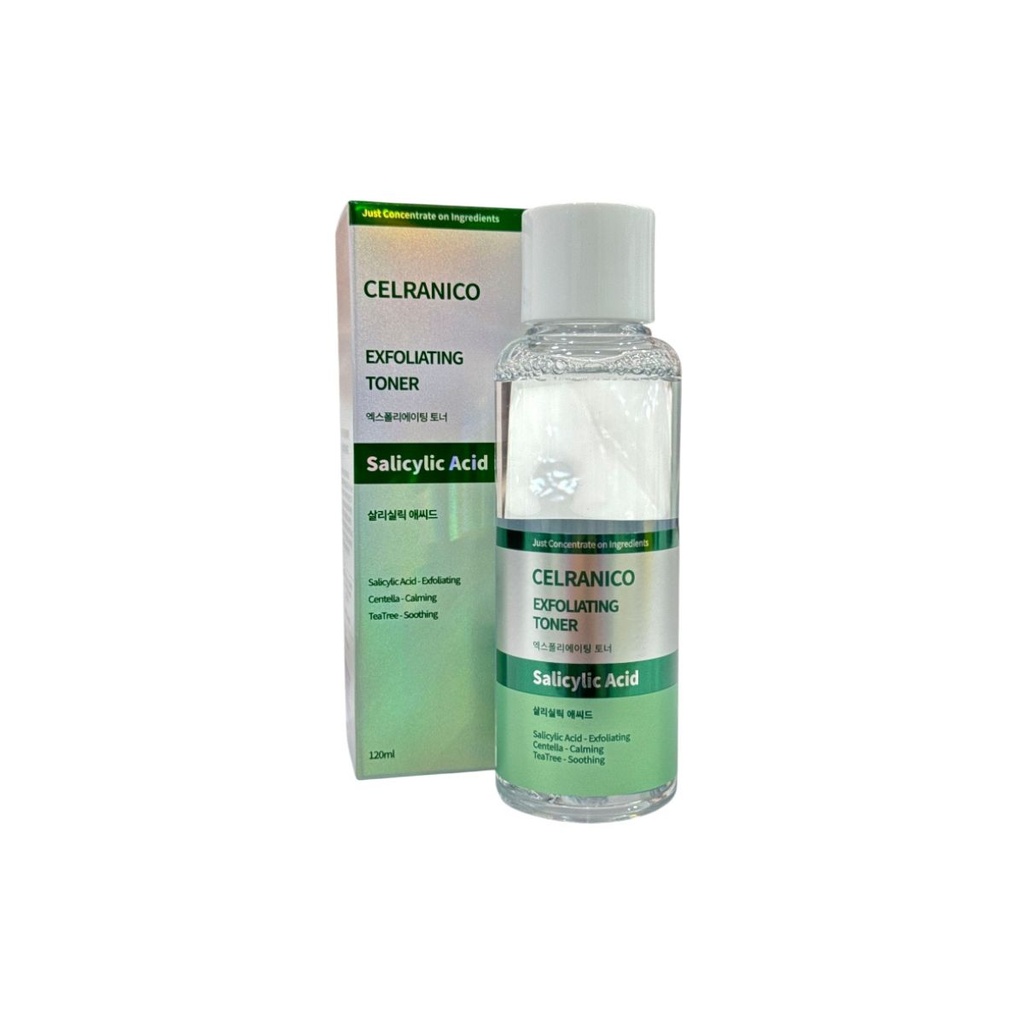 [8809667081139] Celranico Exfoliating Toner Salicylic Acid 120ml