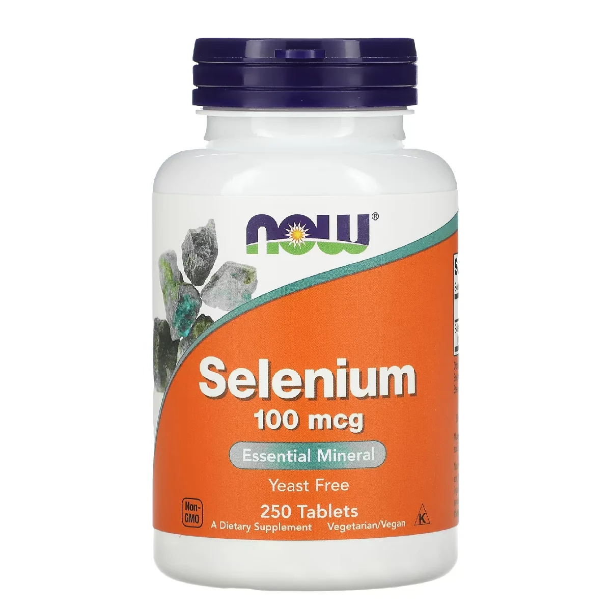 [733739014825] Now Foods Selenium 100mcg Yeast-Free Tablets – 250 Count
