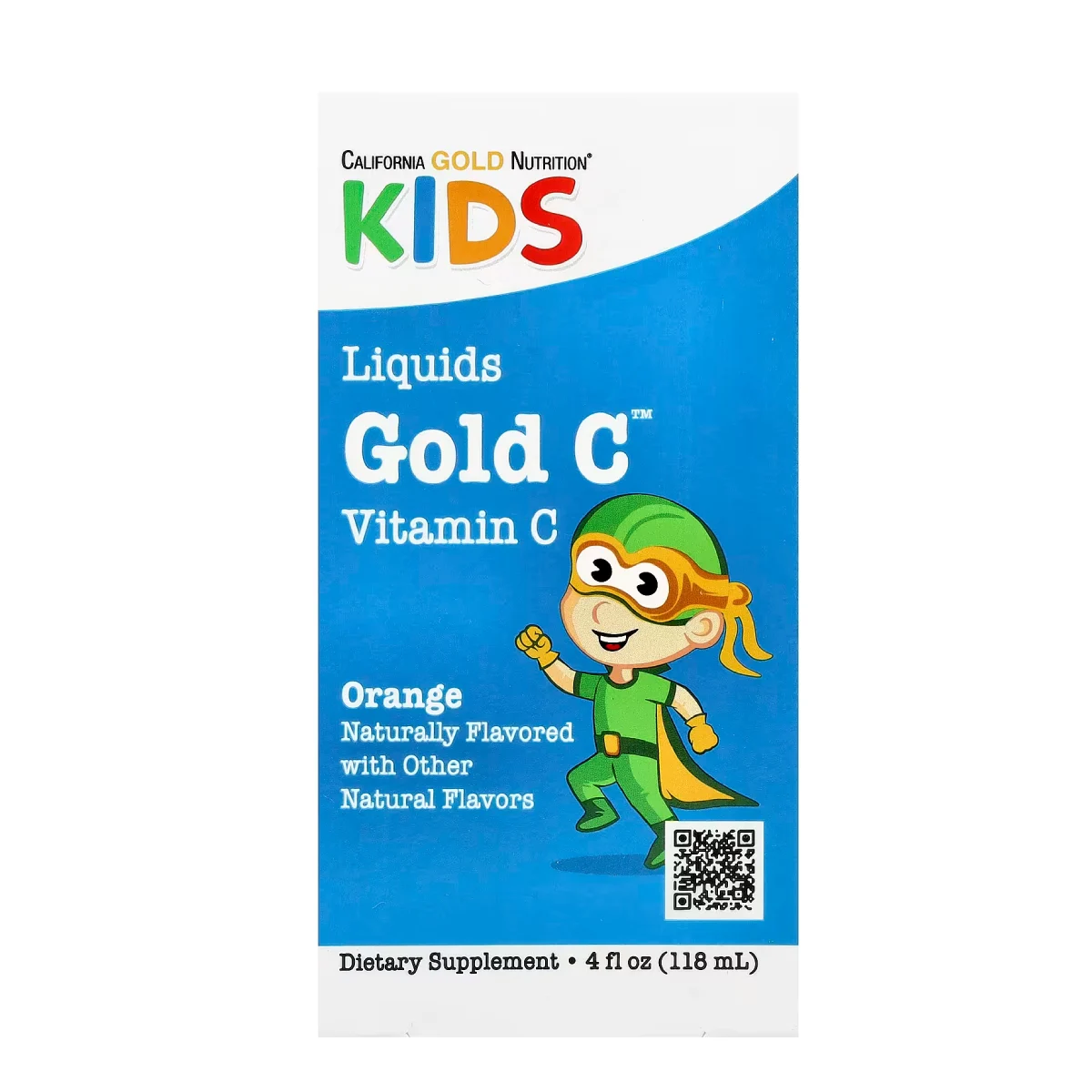 [898220010998] California Gold Nutrition Kids Liquid Gold C Vitamin C – Orange Flavor 118ml