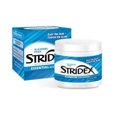[041388065557] Stridex Essential Acne Pads with Salicylic Acid 1% and Vitamins – 55 Count