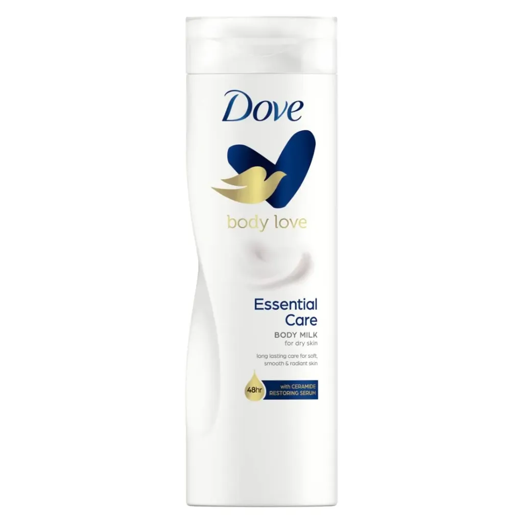 [8711600368804] Dove Body Love Essential Care Body Milk for Dry Skin 400ml