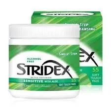 [041388069555] Stridex Sensitive Acne Pads with Aloe – Salicylic Acid 0.5% (55 Pads)