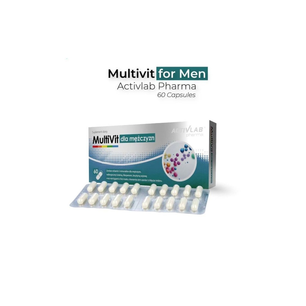 [5903260902563] Activlab Pharma MultiVit for Men 60 Capsules
