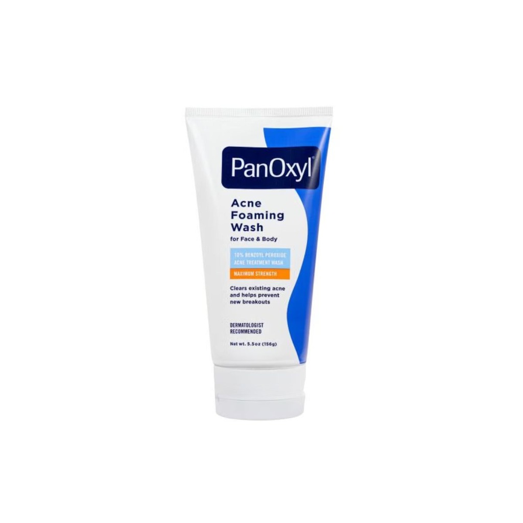 [303160228551] PanOxyl Acne Foaming Wash For Face & body MAXIMUM STRENGH 156g