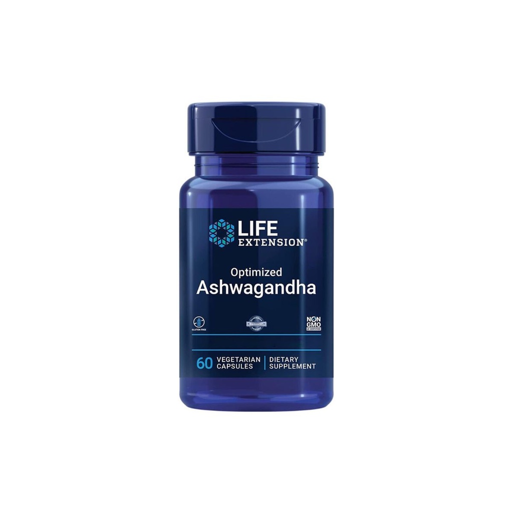 [737870888062] Life Extension Optimized Ashwagandha 60 Vegetarian Capsules