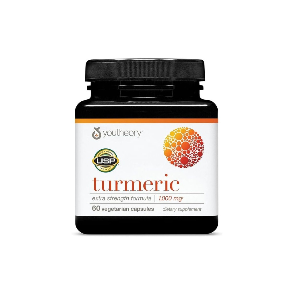 [850502007140] Youtheory Turmeric 60 Vegetarian Capsules