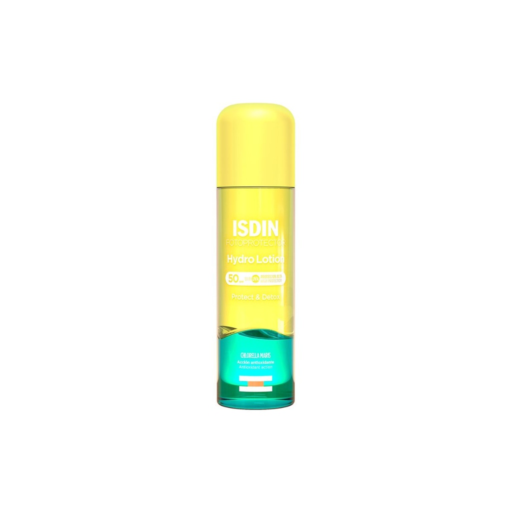 [8429420192249] ISDIN Fotoprotector Hydro Lotion Protect & Detox SPF 50+ – 200 ml