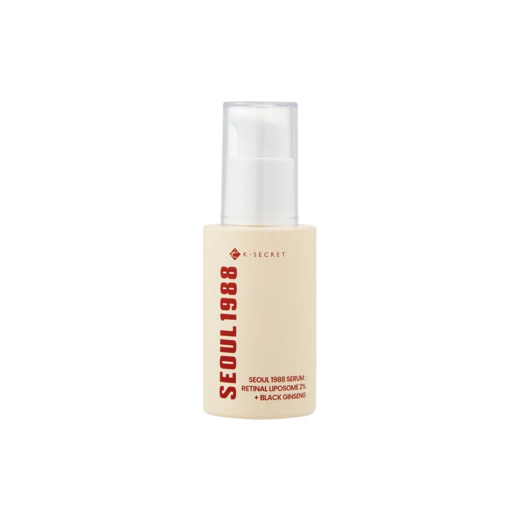 [8809695240508] SEOUL 1988 Serum: Retinal Liposome 2% + Black Ginseng – 30 ml