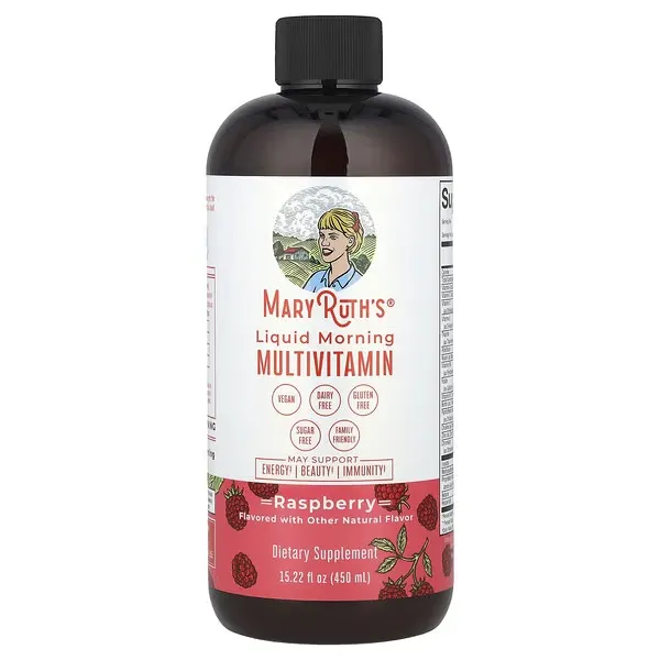 [850018471787] MaryRuth’s Liquid Morning Multivitamin Raspberry 450ml