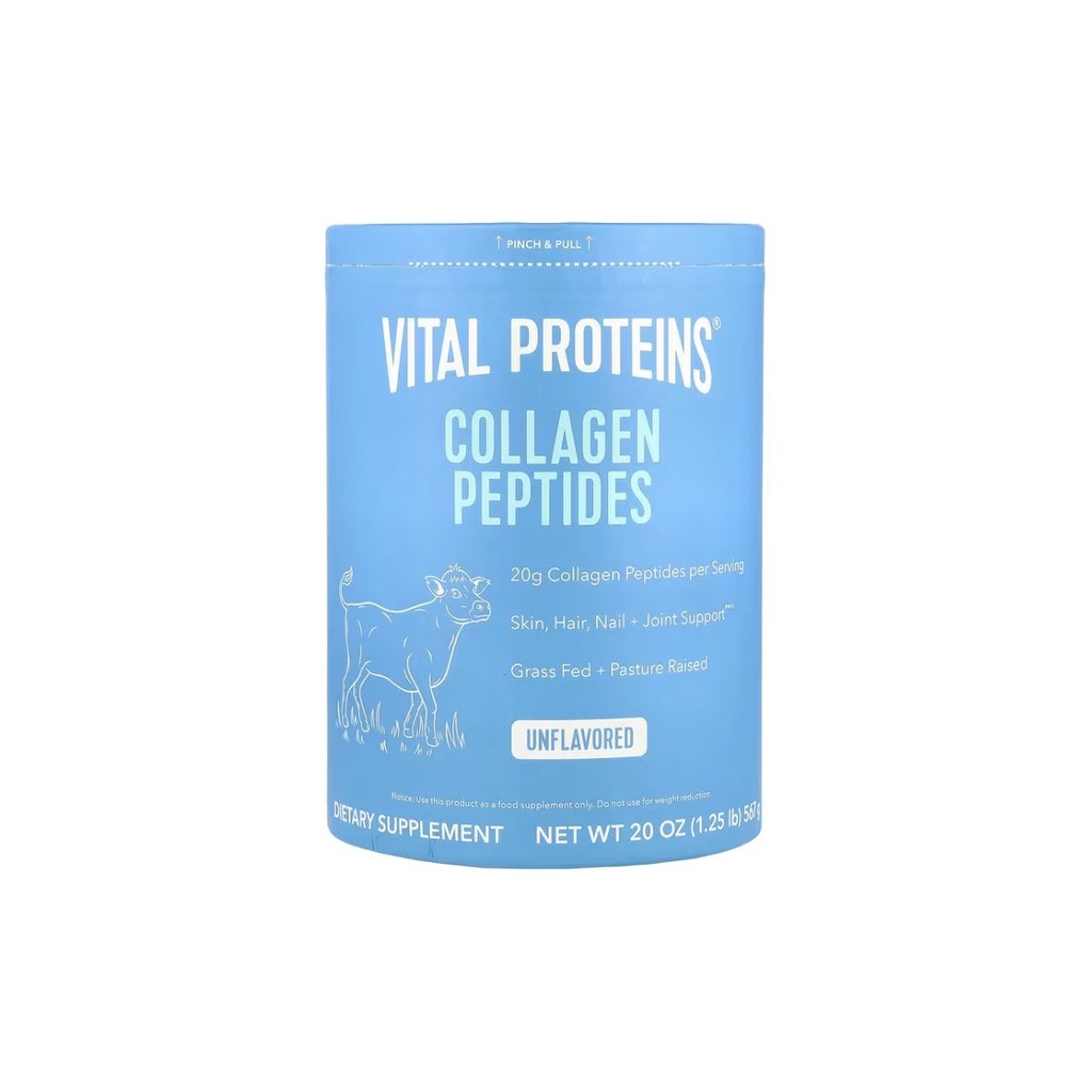 [850232005089] Vital Proteins Collagen Peptides – Unflavored (20 oz / 567 g)