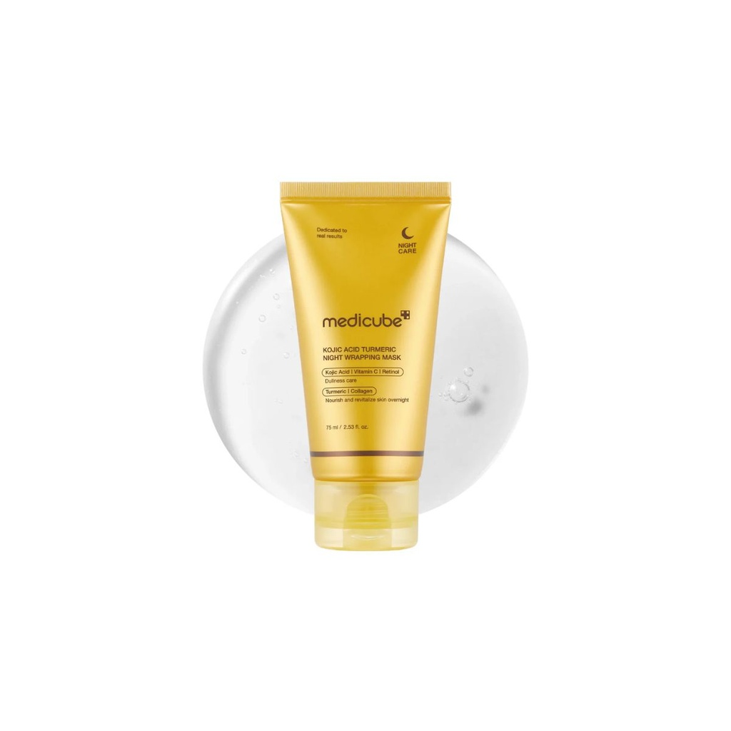 [8800256114580] Medicube Kojic Acid Turmeric Night Wrapping Mask 75 ml