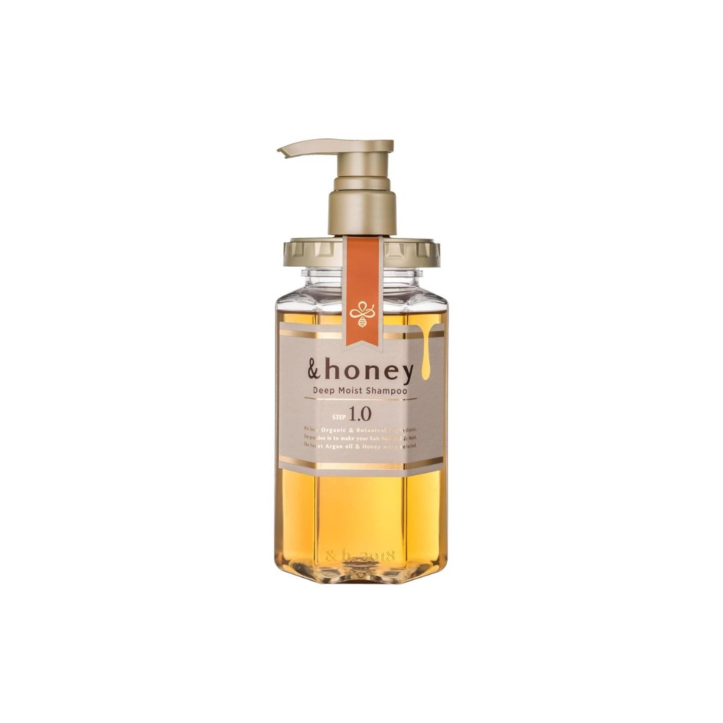 [4589546890758] honey Deep Moist Shampoo – Step 1.0 (440 ml)