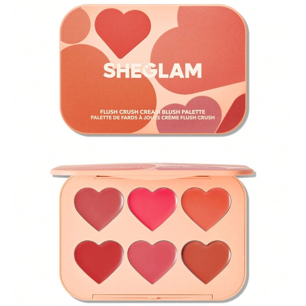 [6959886720523] SHEGLAM Flush Crush Cream Blush Palette – Cottage Core Garden
