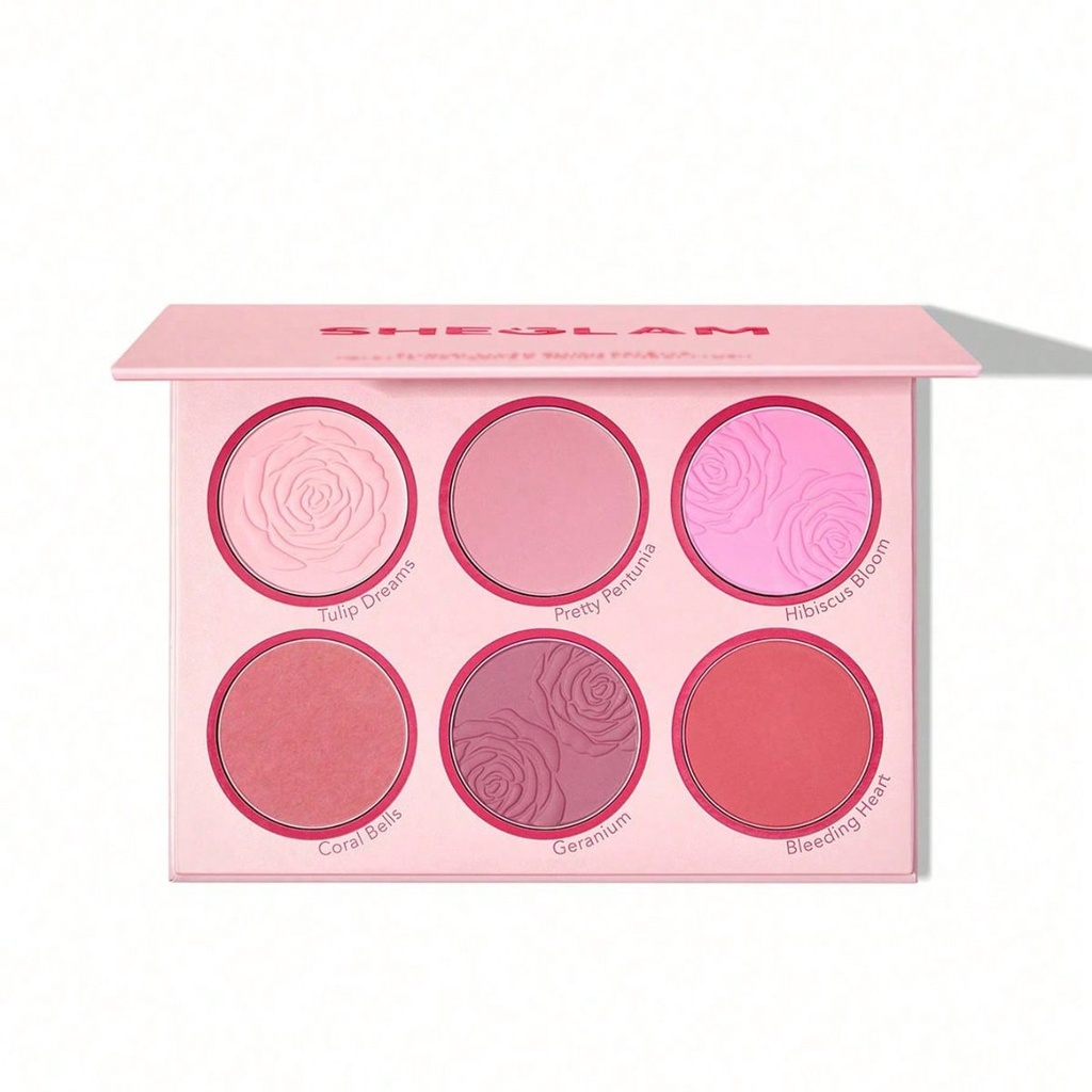 [6973474683755] Sheglam Floral Flush Blush Palette-Blushing Bouquet 18g