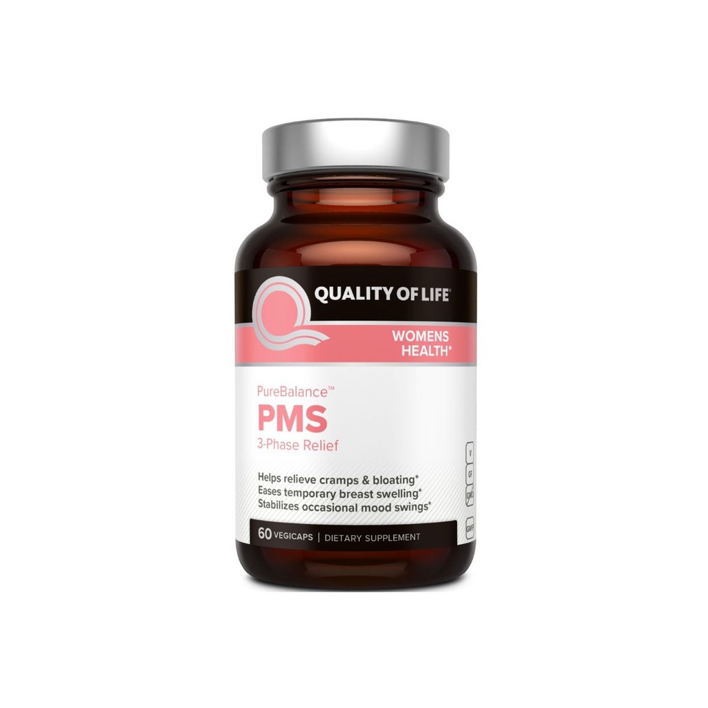 [812259003684] Quality of Life PureBalance PMS 60 Veg Capsules