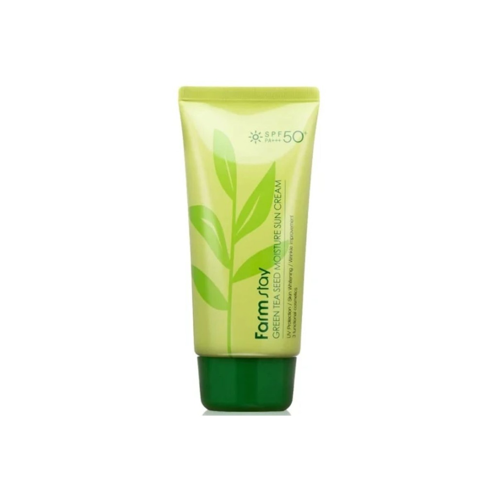 [8809809805128] Farm Stay Green Tea Seed Moisture Sun Cream 70g