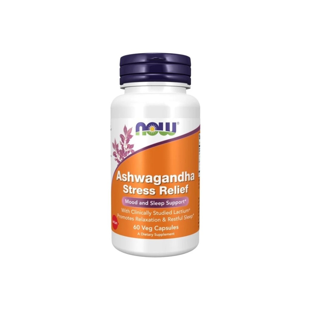[733739023759] Now Ashwagandha Stress Relief – 60 Veg Capsules
