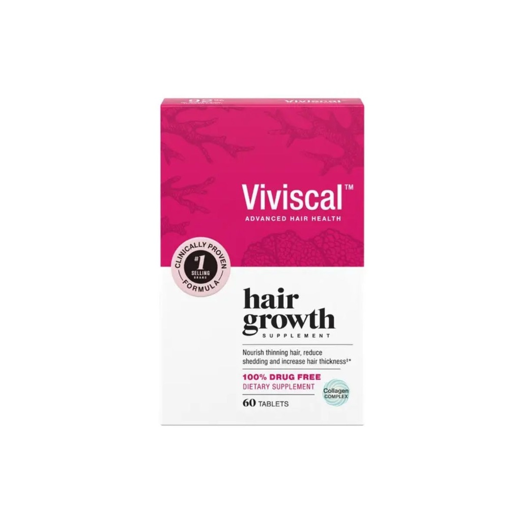 [022600000389] Viviscal Advanced Hair Health Hair Growth Supplement 60 Tablets