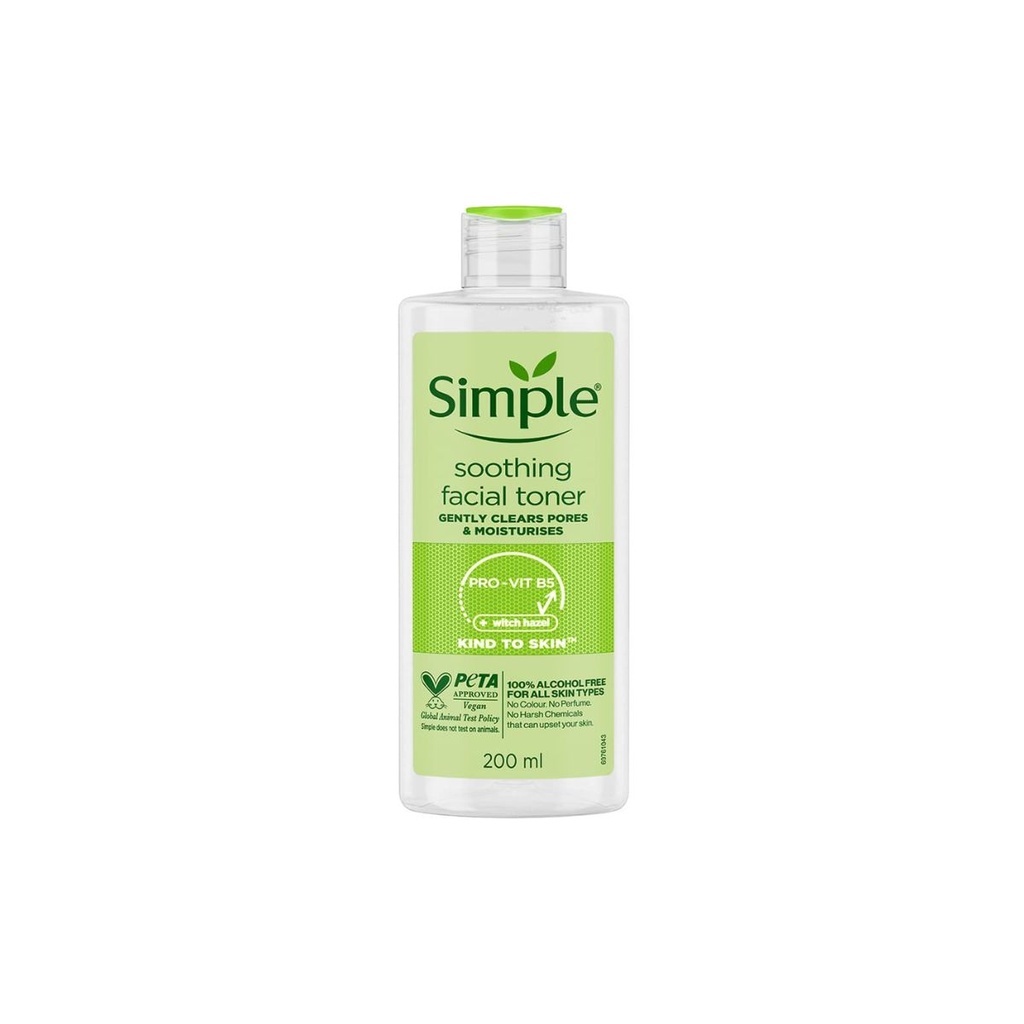 [5011451103856] Simple Soothing Facial Toner 200ml