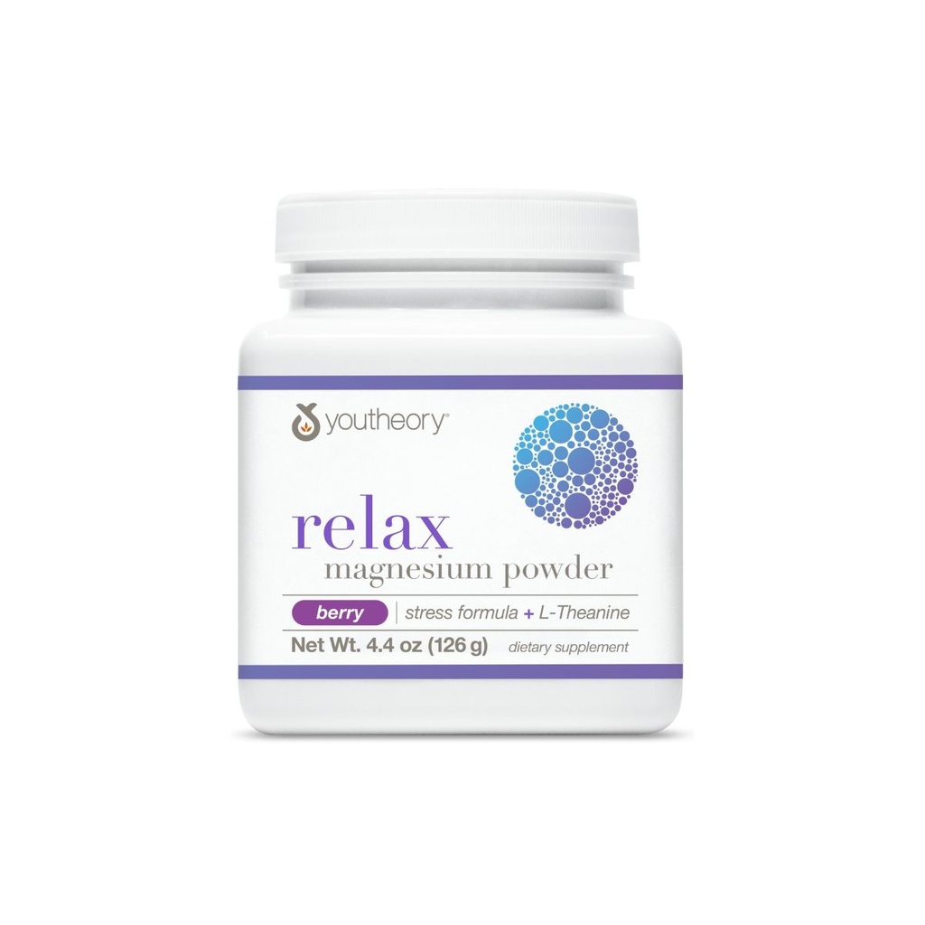 [850502007300] Youtheory Relax Magnesium Powder 126g