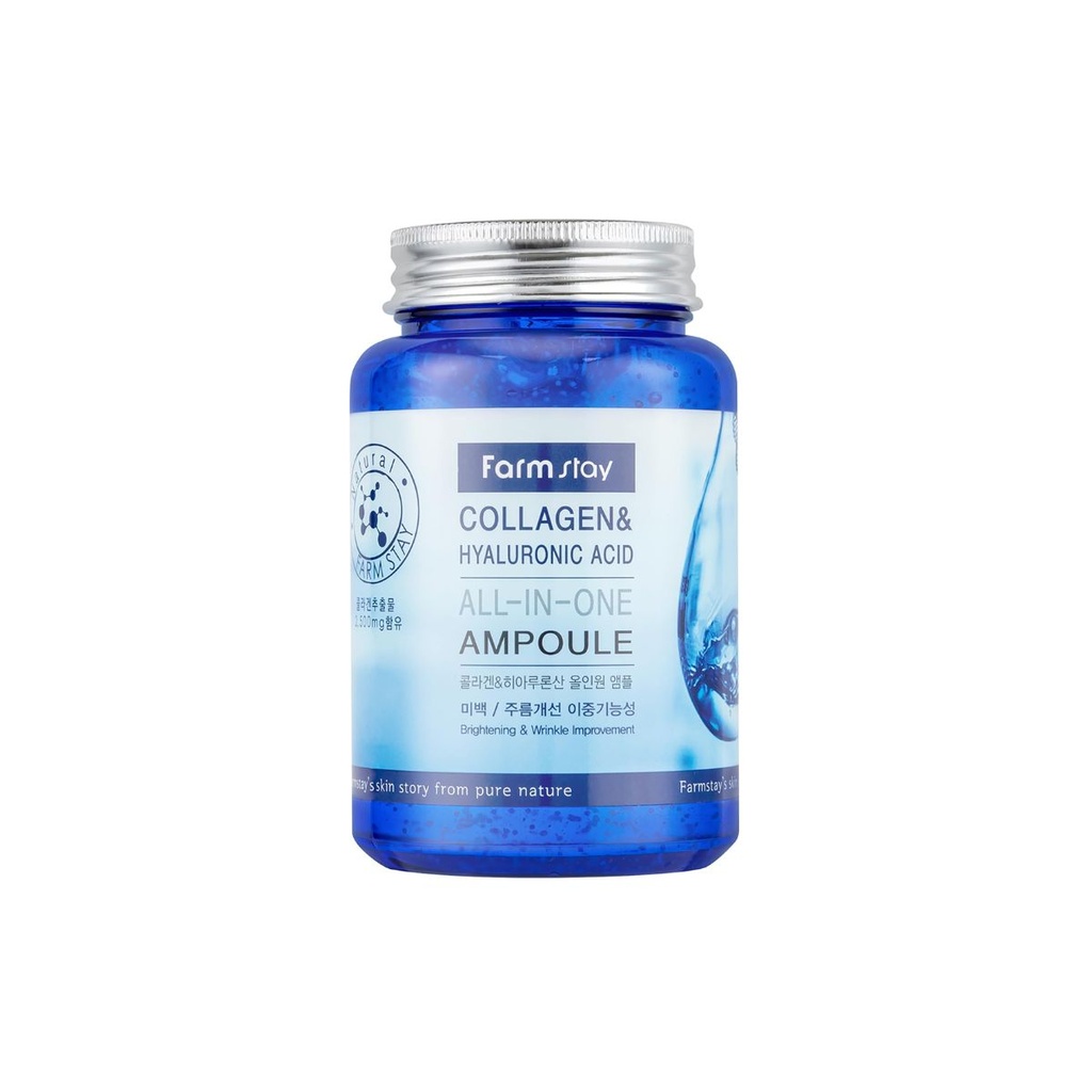 [8809469770002] Farm Stay Collagen &amp; Hyaluronic Acid All-In One Ampoule 250ml