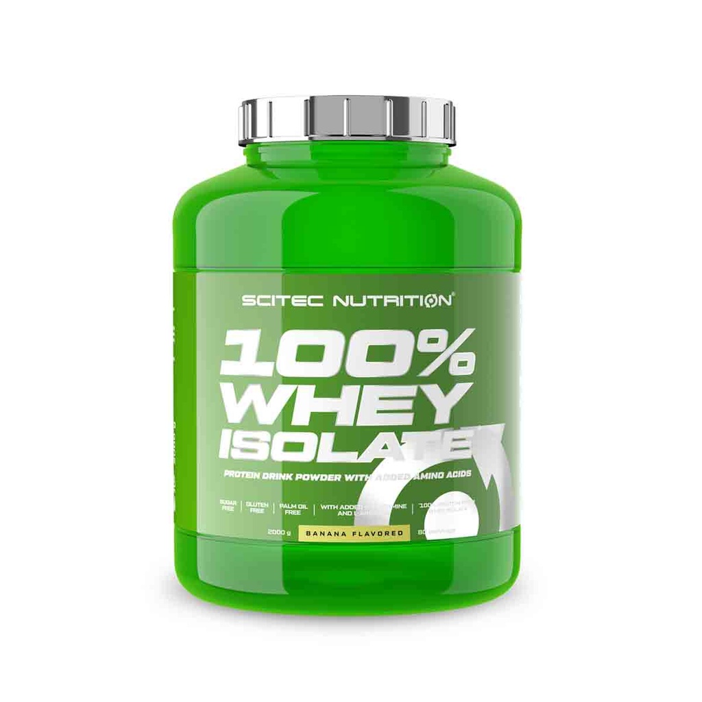 Scitec Nutrition 100% Whey Isolate Protein Powder - 4.4Lbs
