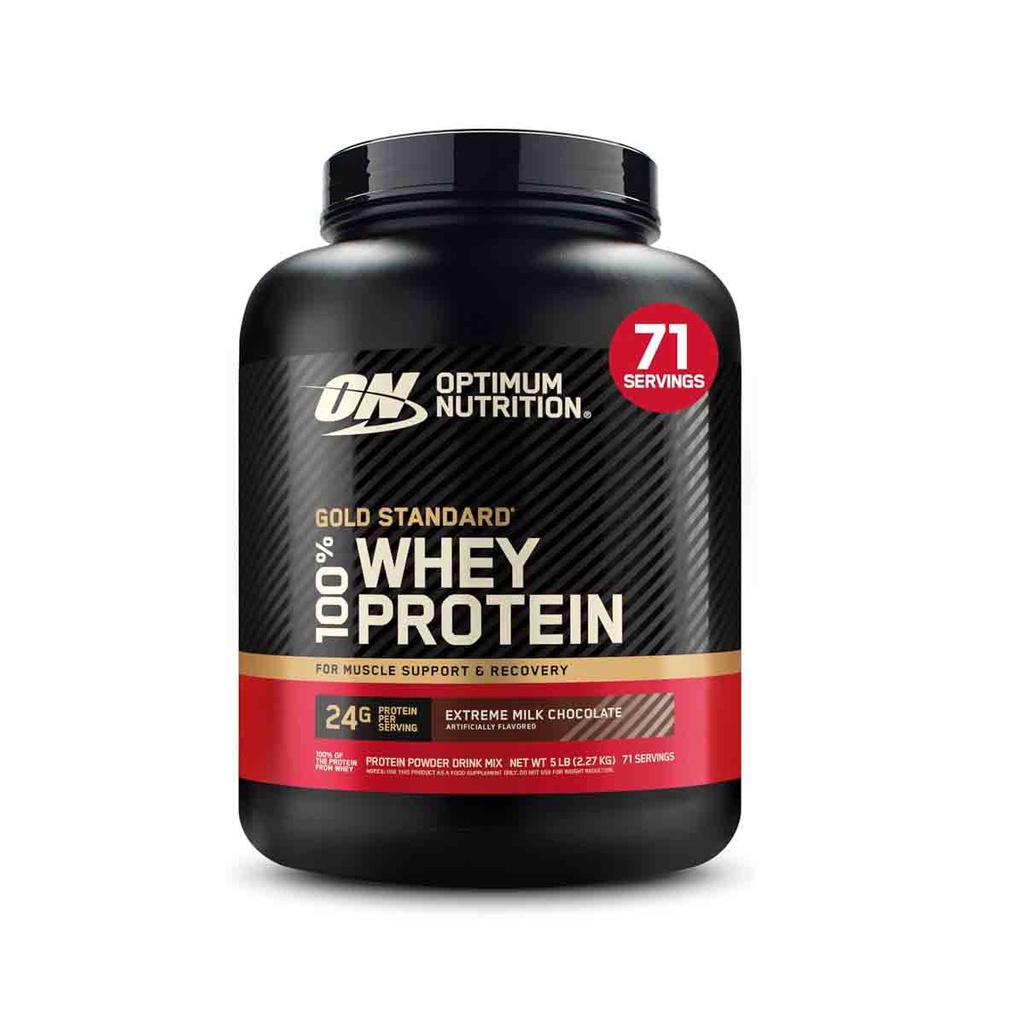 Optimum Nutrition Gold Standard 100% Whey Protein (2.27 kg / 71 servings)