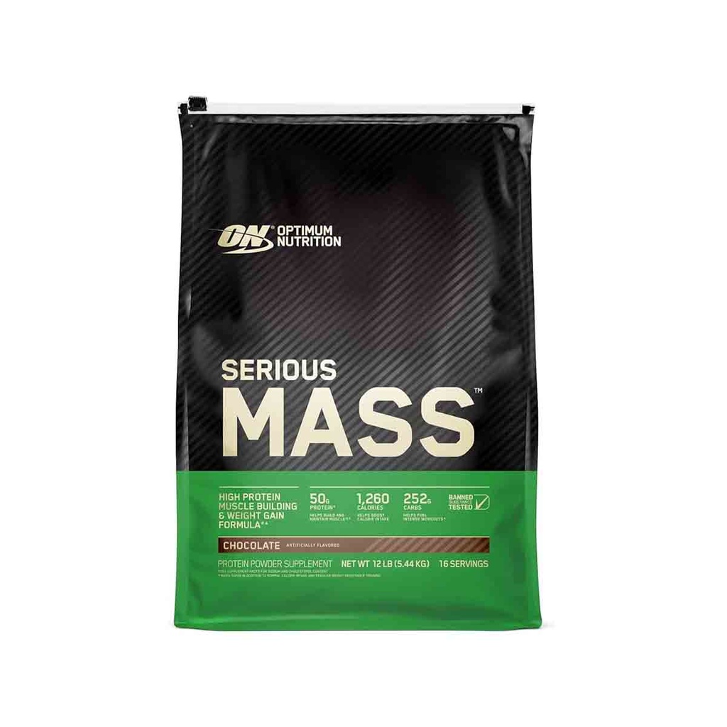[748927028874] Optimum Nutrition (ON) Serious Mass 12 LB (Banana)