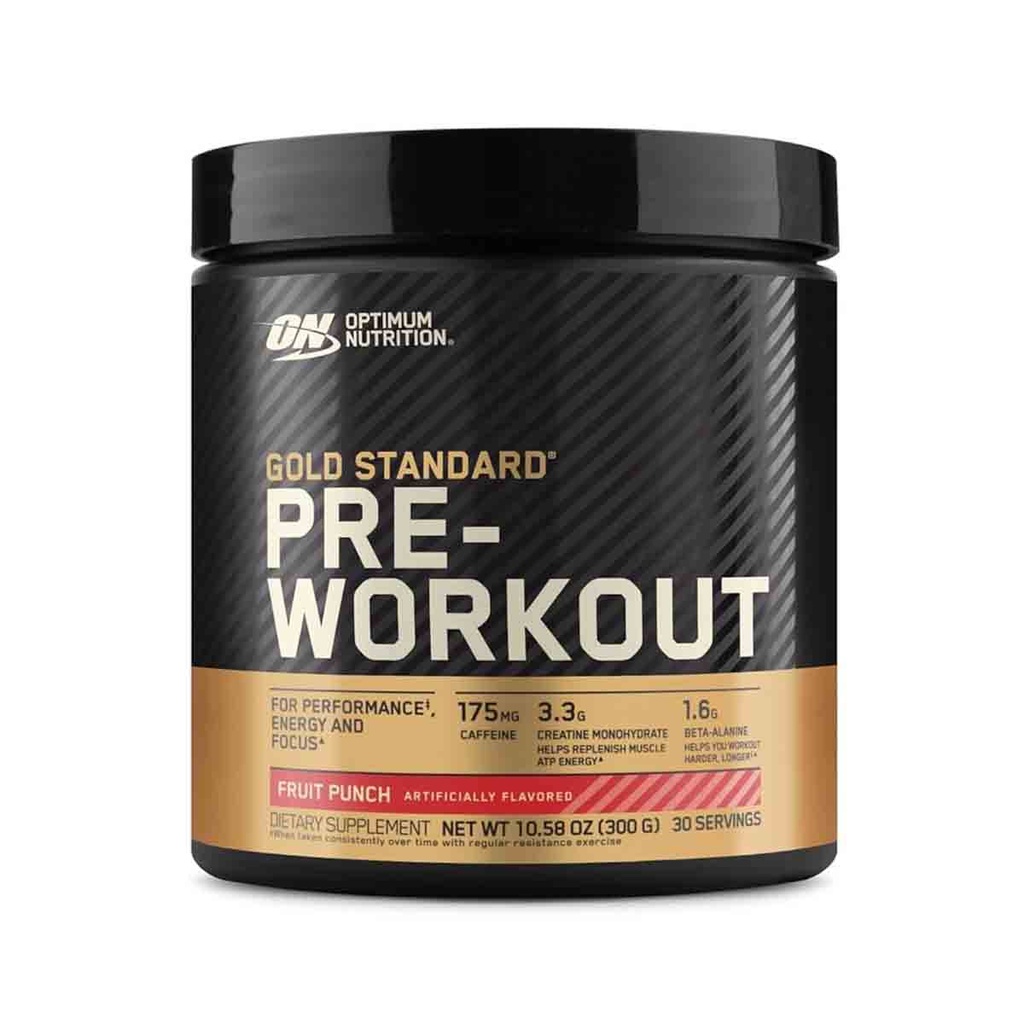 Optimum Nutrition (ON) Gold Standard Pre-Workout, Vitamin D for Immune Support, with Creatine, Beta-Alanine, and Caffeine for Energy , 30 Servings