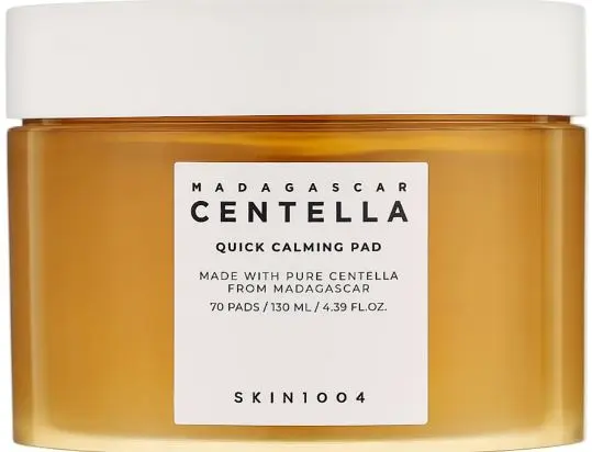 [8809576261387] SKIN1004 Madagascar Centella Quick Calming Pad 130ml / 70 pads