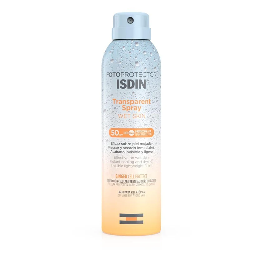 [8429420235212] ISDIN Transparent Spray Wet Skin SPF50 - 250ml