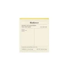 [8809937361466] Biodance Radiant Vita Niacinamide Real Deep Mask 4 Piece