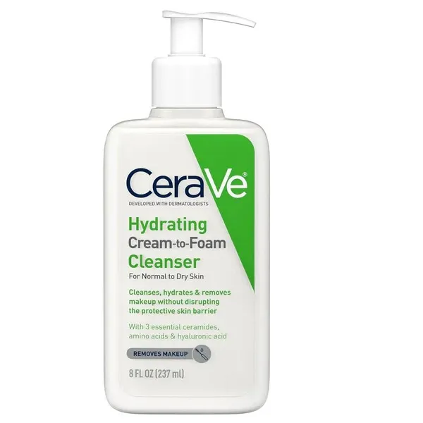 [3337875743563] CeraVe Hydrating Cream-to-Foam Cleanser 236ml