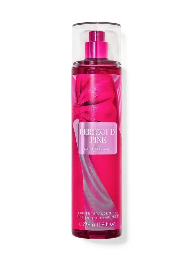 [667659357185] bath & body perfect in pink body mist 236ml