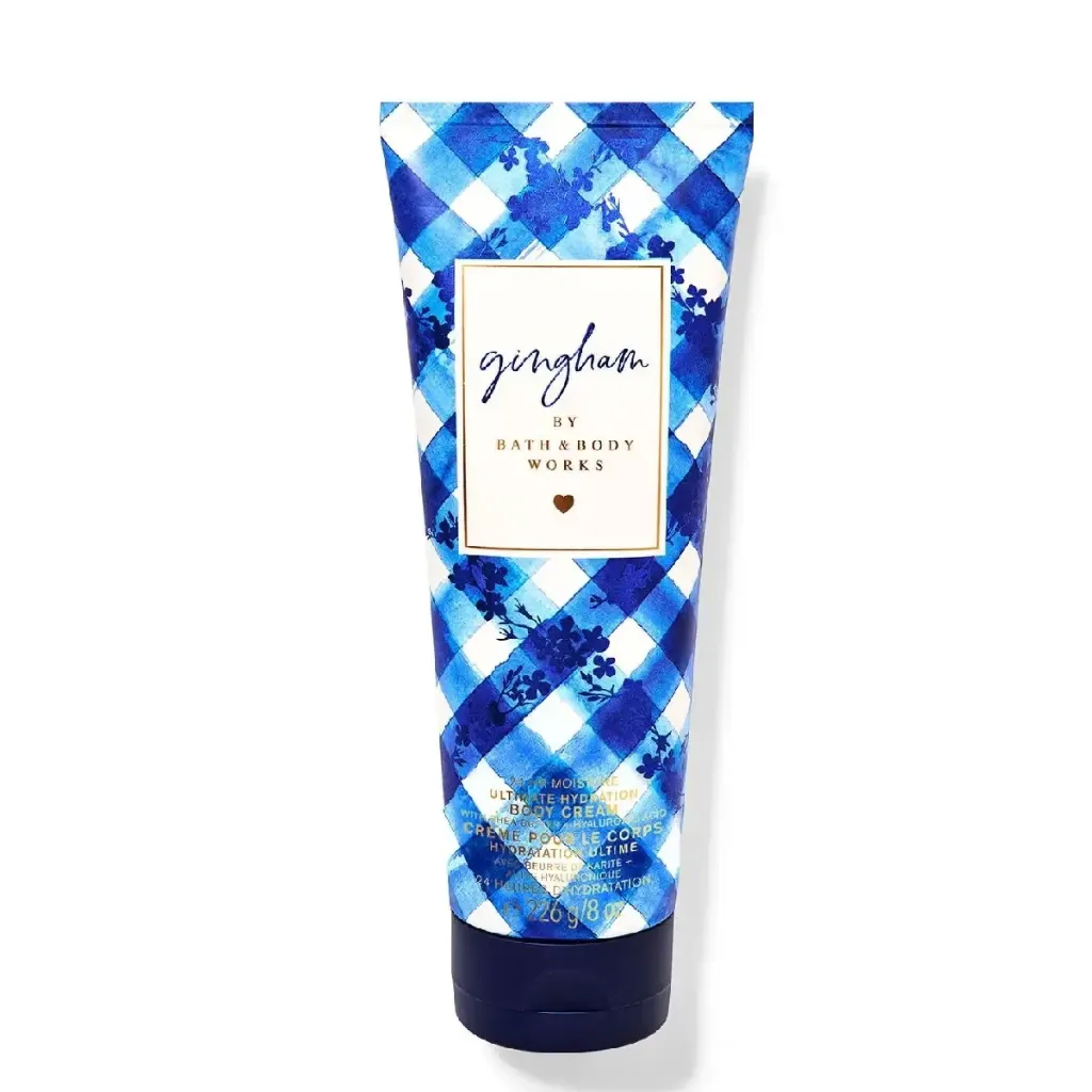 bath & body gingham body cream 226g