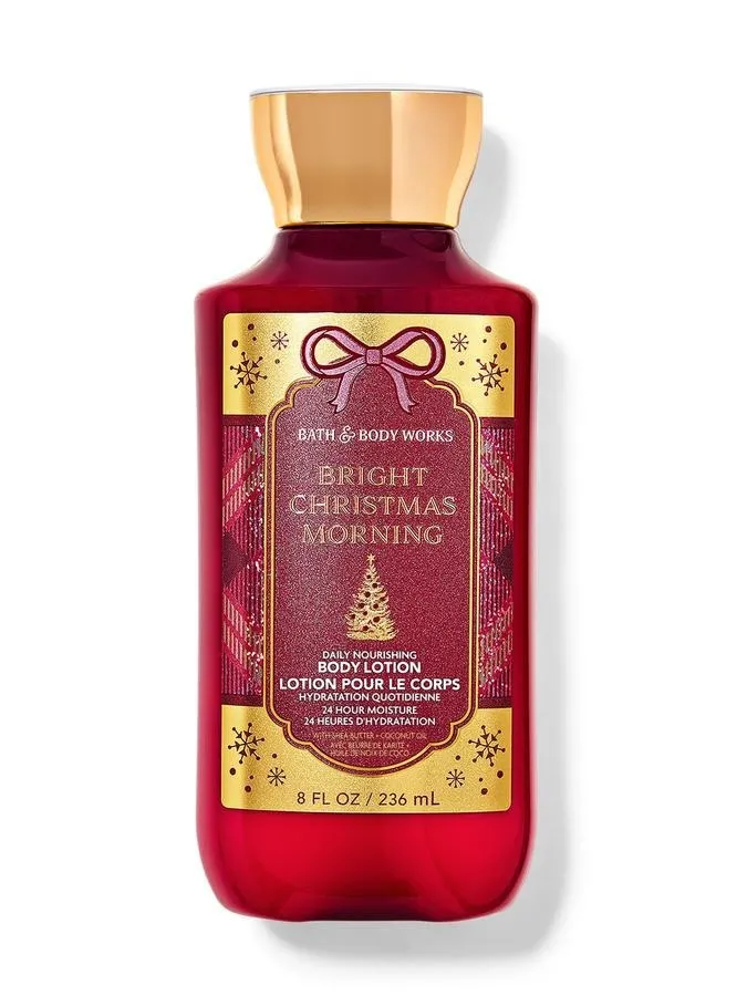 bath & body bright chrismas morning body lotion 236ml