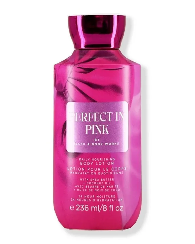 bath & body perfect in pink body lotion 236ml