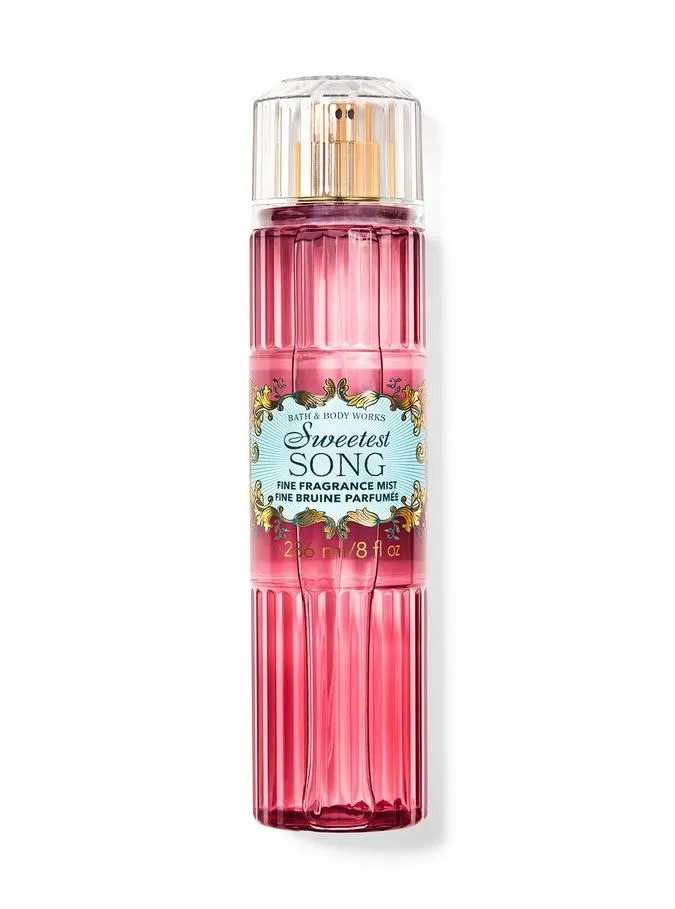 bath & body sweetest song  body mist 236ml