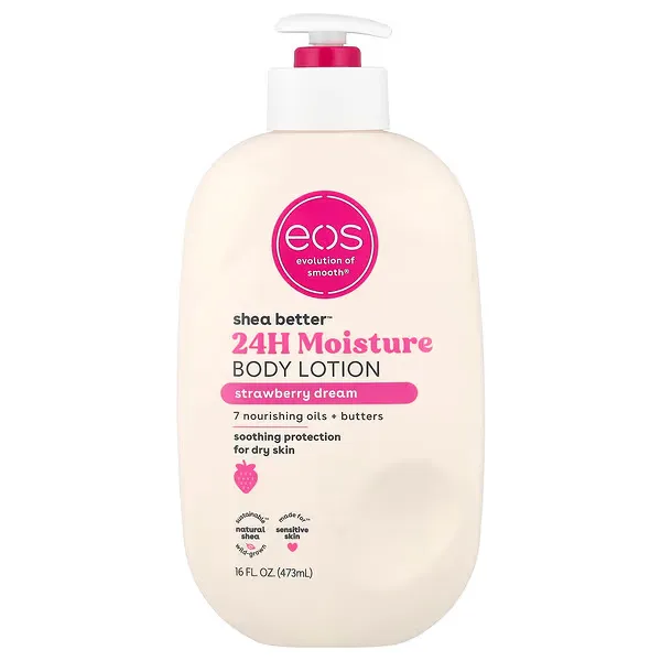 [840044712411] EOS Shea Better 24H Moisture Body Lotion Strawberry Dream 473ml