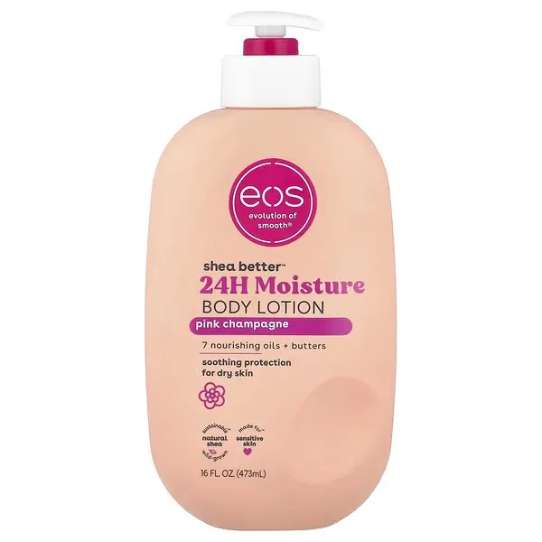 [840044713685] EOS, Shea Better™, 24H Moisture Body Lotion, Pink Champagne (473 ml)
