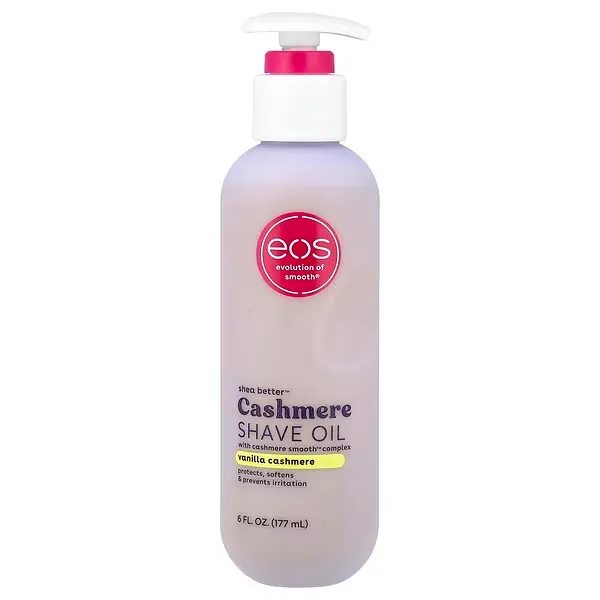 [840044713081] EOS, Shea Better Cashmere Shave Oil Vanilla Cashmere (177 ml)