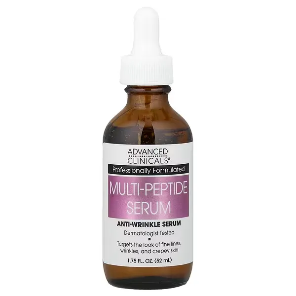 [810400033269] Advanced Clinicals Multi-Peptide Serum Anti-Wrinkle Face Serum (52 ml)
